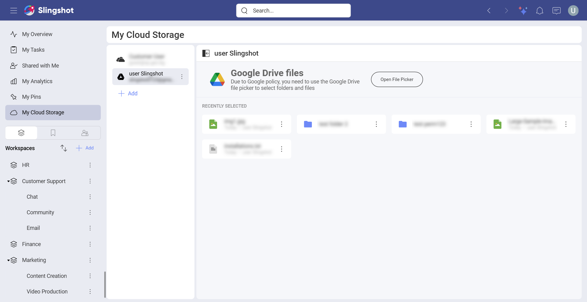 Google Drive account in your data sources list