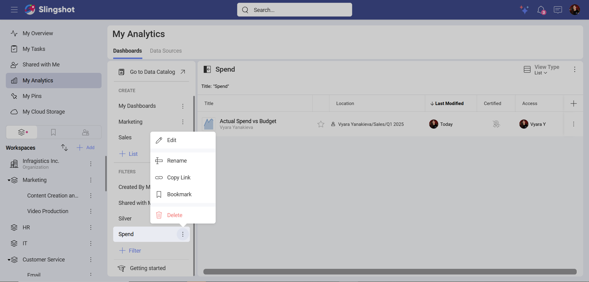 Certifications in Slingshot