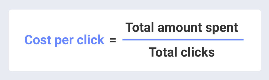 how to calculate your cost per click rate formula