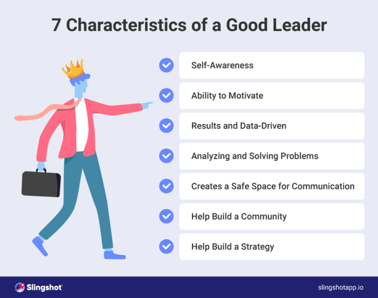 What are the characteristics of a good leader