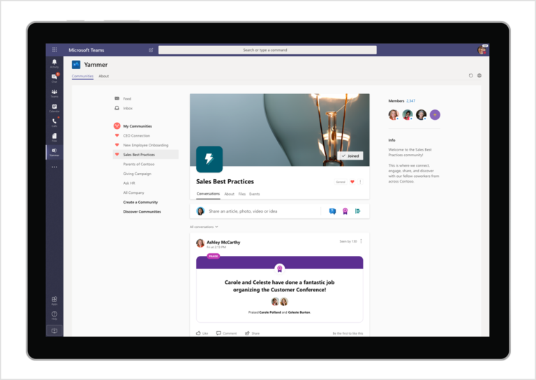 Yammer: alternativa floja