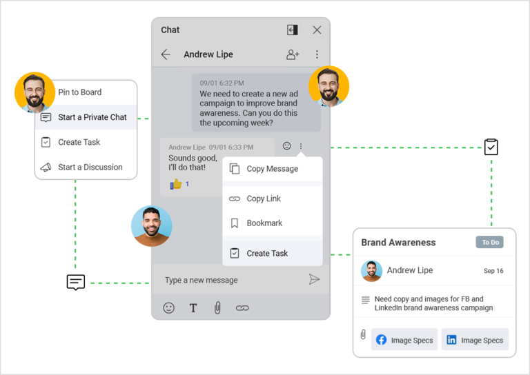 collaboration in context - Slingshot app