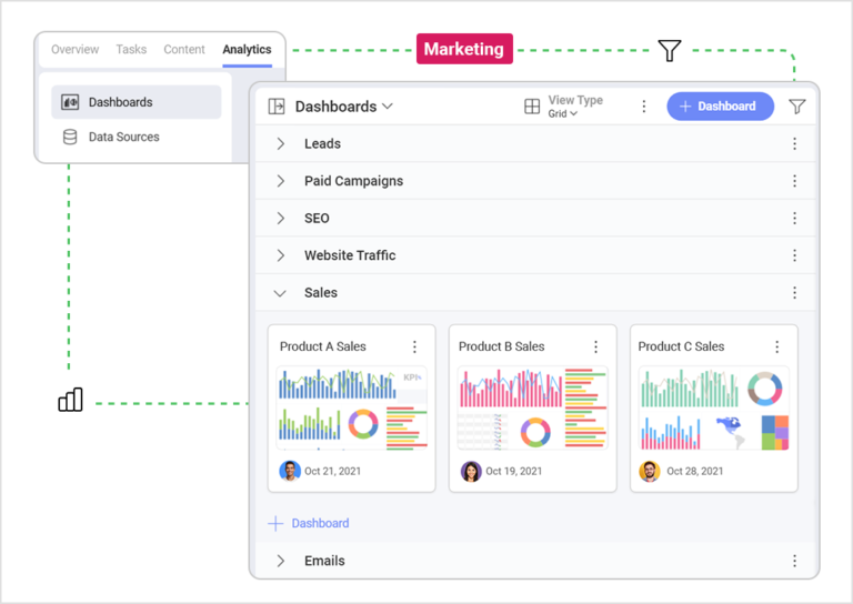 catálogo de datos en Slingshot